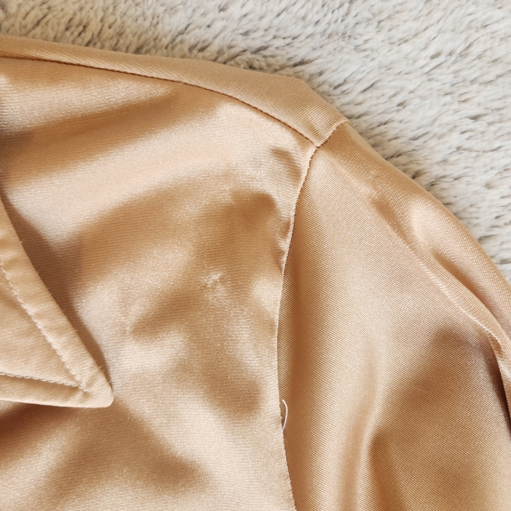 Metallic, Gold Blouse - Picture 11 of 12